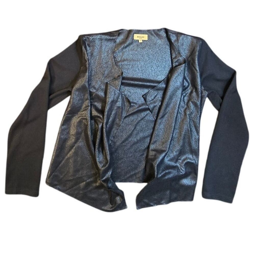 Beulah Ladies Shimmery Open Front Sweater/Jacket EUC‎ - Picture 4 of 9